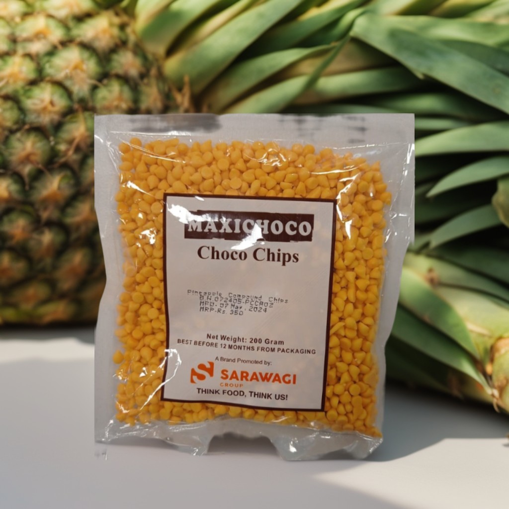 MAXICHOCO PINEAPPLE CHOCO CHIPS WCC PINFL20200GMS Bakers' Creation