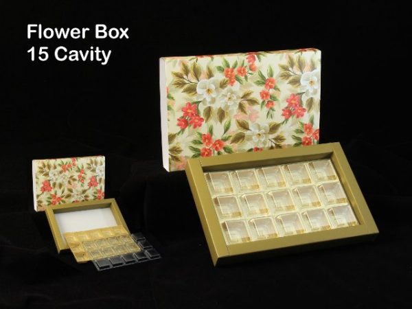 Chocolate Flower Box 15 Cavity