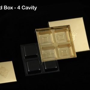 Chocolate Gold Box 4 Cavity