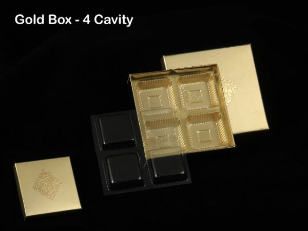 Chocolate Gold Box 4 Cavity