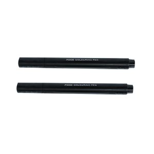 Edible Colour Marker Black 2 Pcs Set