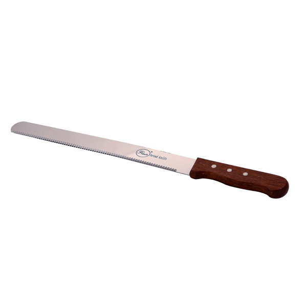Flair Bread Knife Wooden Handle 14 Inch