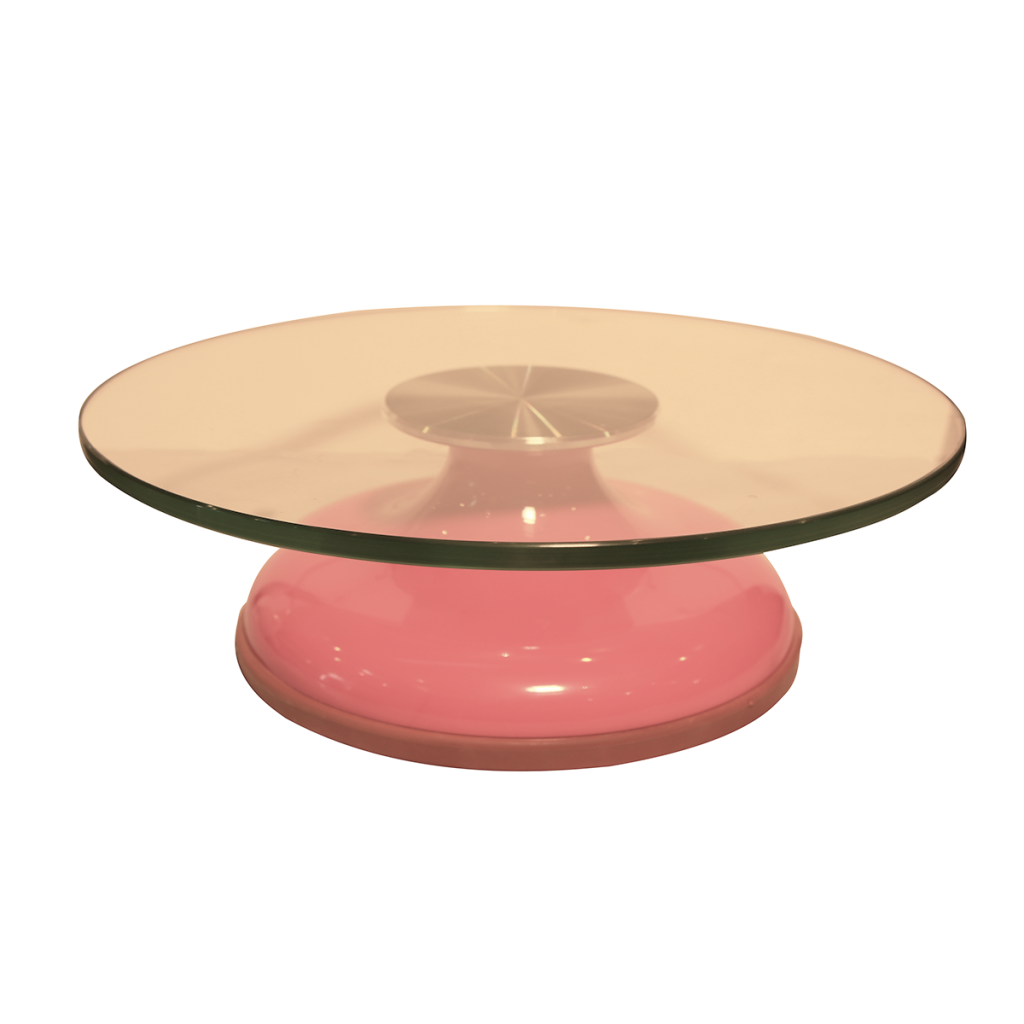 Glass Cake Stand Turntable Bakers' Creation