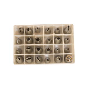 Stainless Steel Nozzle 24 Pcs Set
