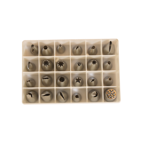 Stainless Steel Nozzle 24 Pcs Set