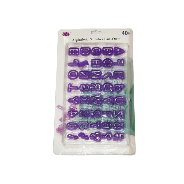 Alphabet Cutter 40Pcs Set