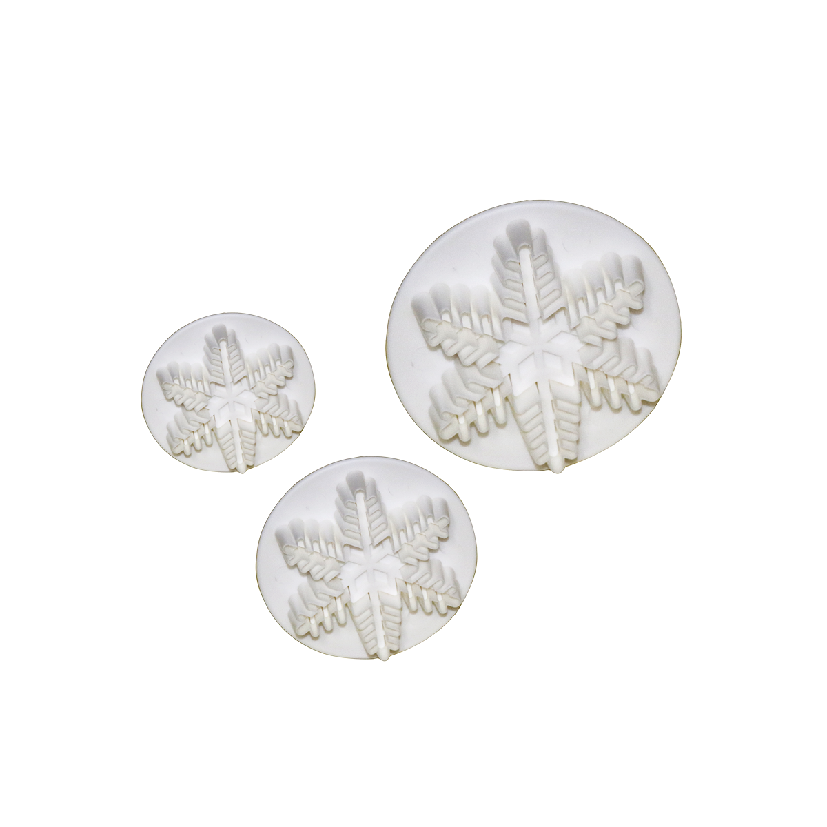 Plastic Plunger Cutter Snowflake Shape