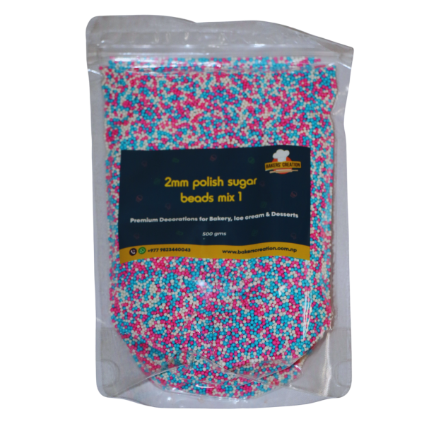2Mm Polish Sugar Beads Mix 1