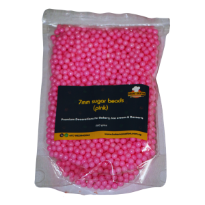 Cake Sprinkles Pink Sugar Beads 7MM