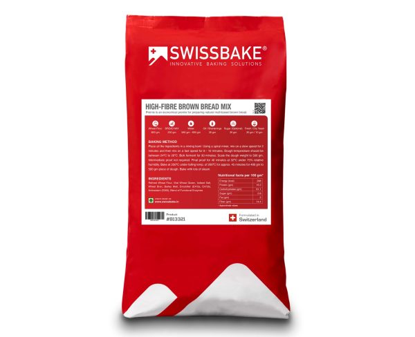Swissbake high fibre brown bread mix