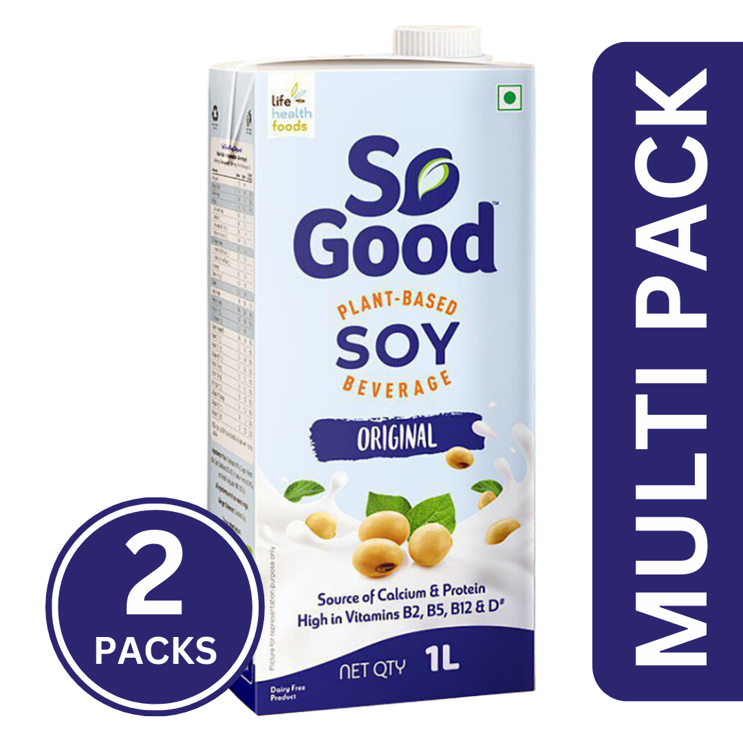 So Good Soy Milk Original 1L (Pack Of 2)