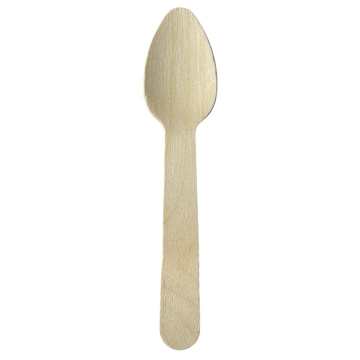 Wooden Spoons 110Mm 100 Pcs Packet