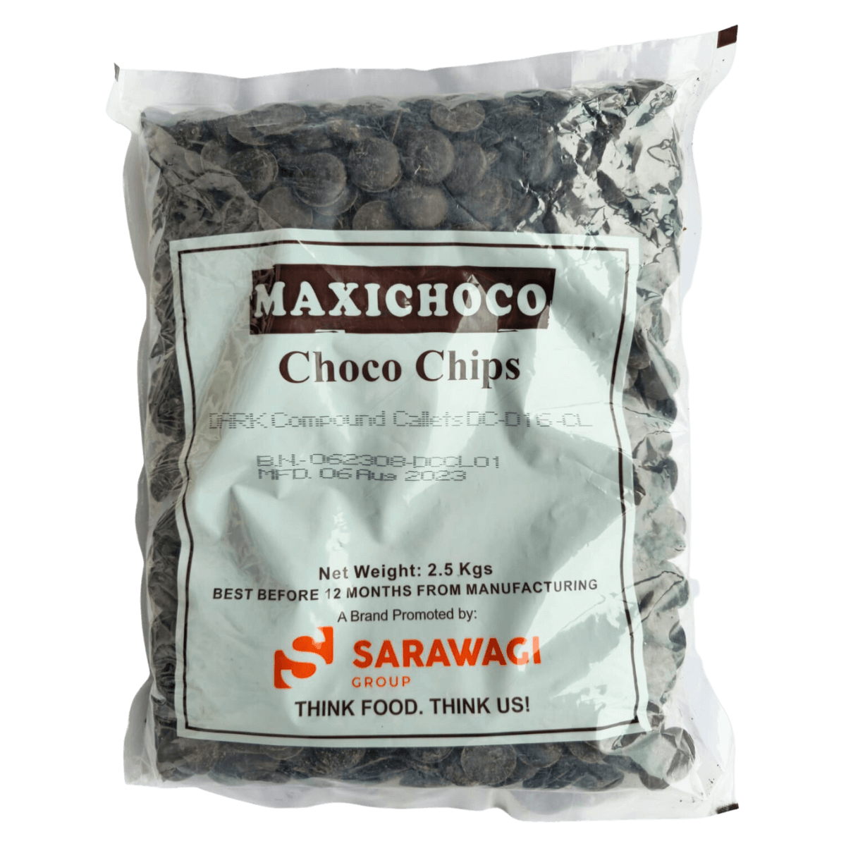 Maxichoco Dark Compound Callets 2.5KG