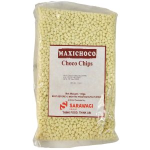White Choco Chips 1 Kg Maxichoco