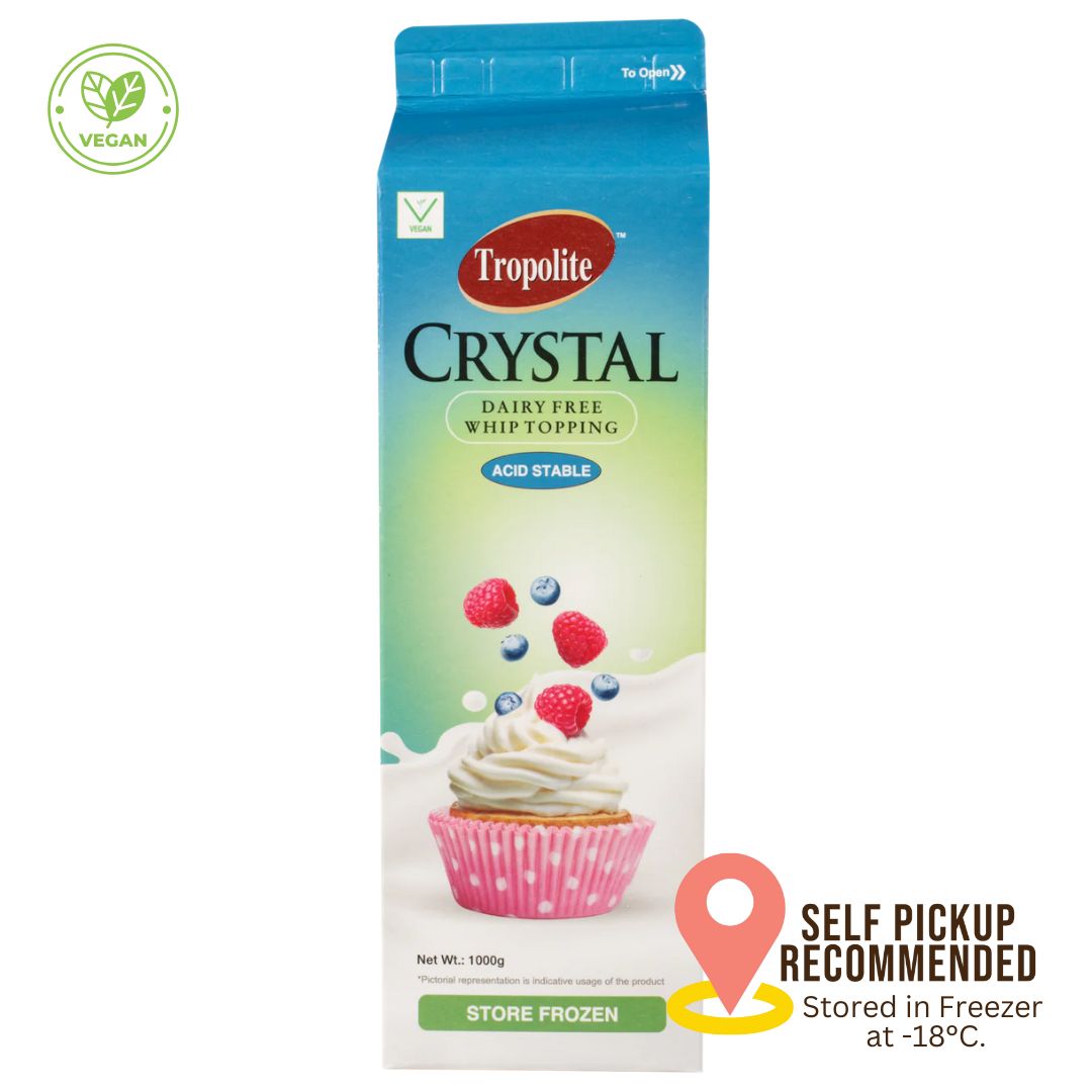 Crystal Non-Dairy Whipped Cream 100% Vegan Certified