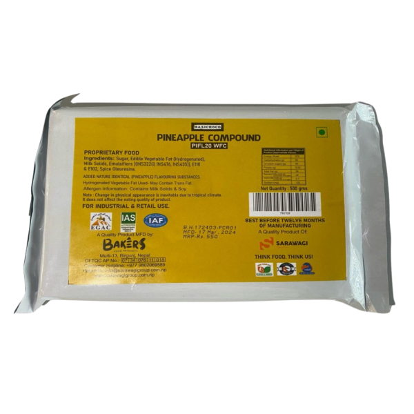 MAXICHOCO PINEAPPLE COMPOUND WFC PIFL20 500GMS