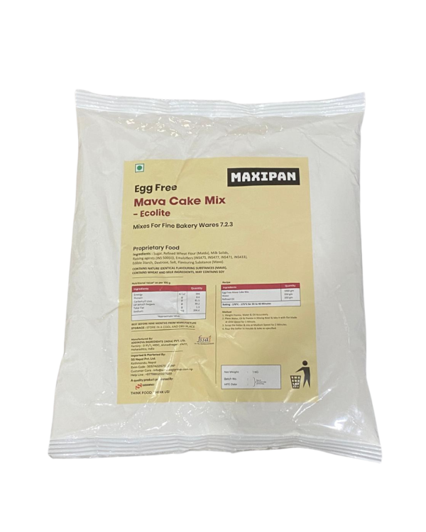 MAXIPAN EGG FREE MAVA CAKE MIX ECOLITE