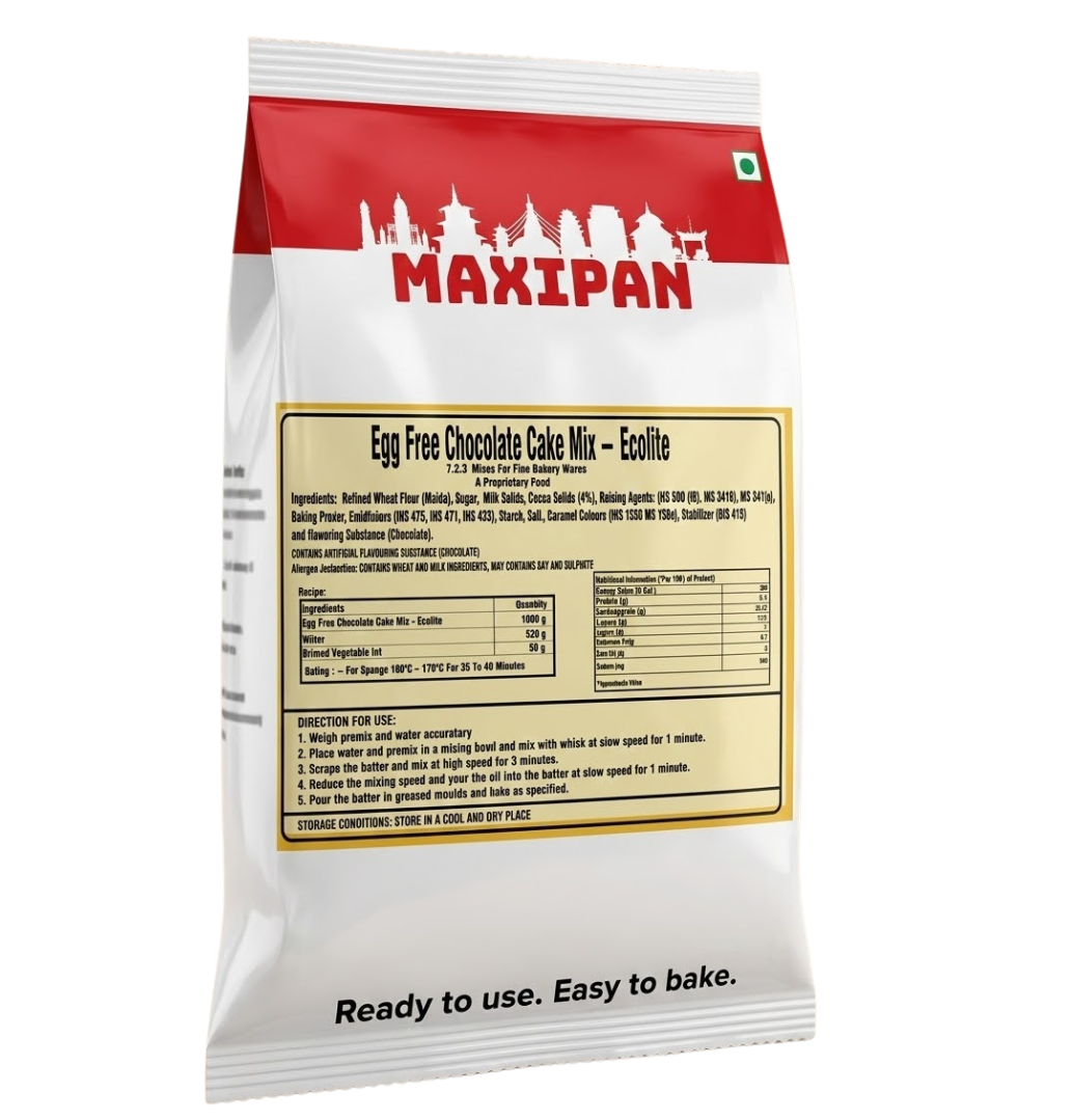 MAXIPAN EGG FREE CHOCOLATE CAKE MIX ECOLITE