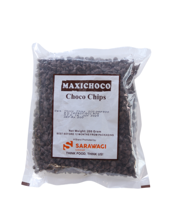 MAXICHOCO DARK COMPOUND CHIPS DCC D1200 200GM