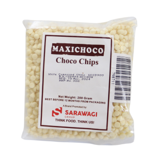 MAXICHOCO WHITE COMPOUNDS CHIPS WCC D900 200 GM