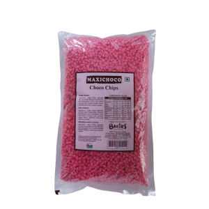 MAXICHOCO STRAWBERRY CHOCO CHIPS WCCSTRLF08 1KGS