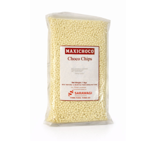 White Compound Choco Chips Maxichoco 1Kg