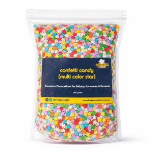 Cake Sprinkles Multicolour Star Confetti Candy