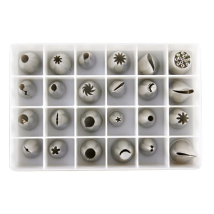 Stainless Steel Nozzle 24 Pcs Set