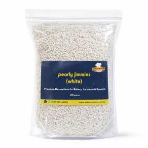 Cake Sprinkles Pearly White Jimmies