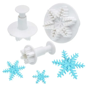 Plastic Plunger Cutter Snowflake Shape