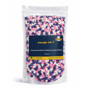 Cake Sprinkles Triangle Shape Mix Multicolour