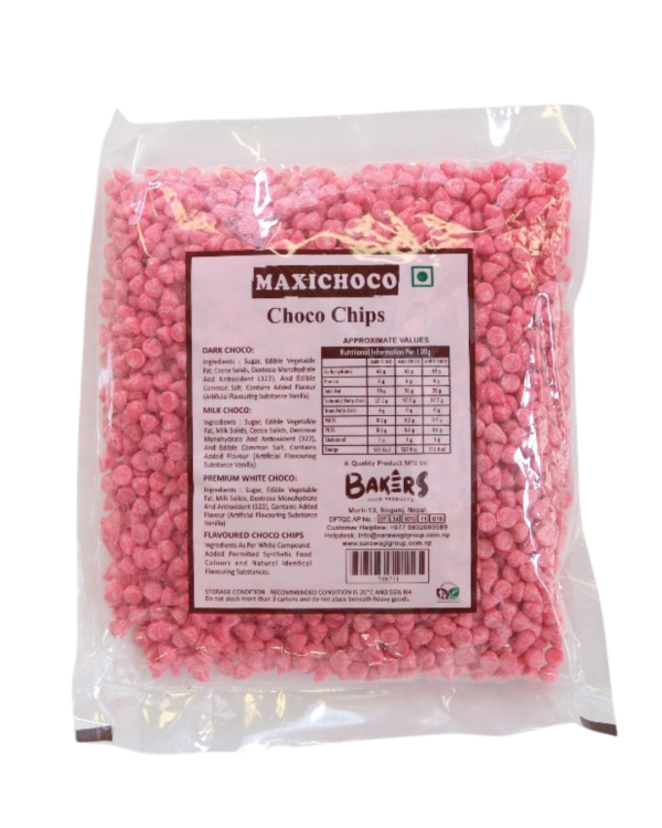 STRAWBERRY CHOCO CHIPS WCC STRFL08 200GMS
