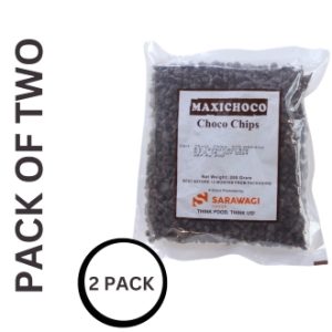 MAXICHOCO DARK COMPOUND CHIPS 200GMS-PACK OF 2
