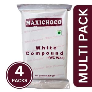 MAXICHOCO WHITE COMPOUND PACK OF 4