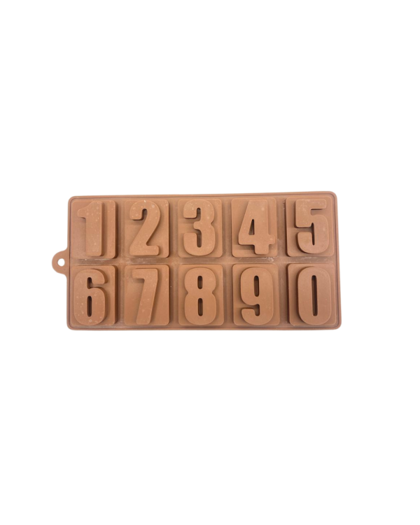 NUMBER 0-9 SILICONE CHOCOLATE MOULD MB/1024