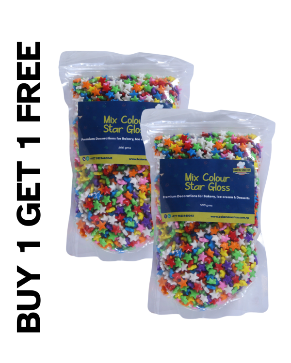 MIX GLOSS COLOUR STAR 7MM