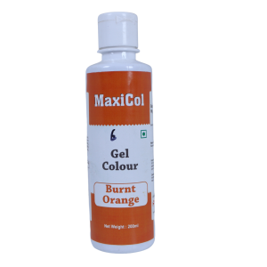 MAXICOL GEL COL BURNT ORANGE 200GMS