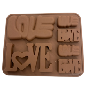 6 IN 1 LOVE SILICONE BAR MOULD MB/2028