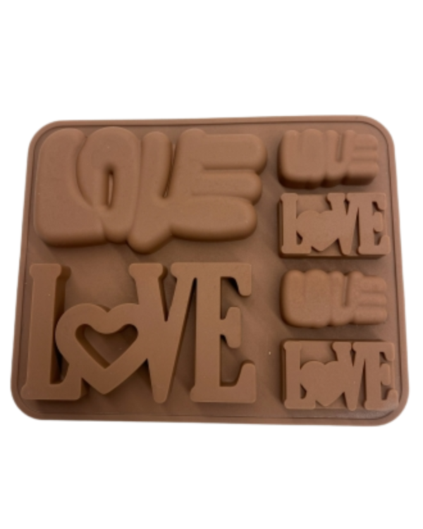 6 IN 1 LOVE SILICONE BAR MOULD MB/2028