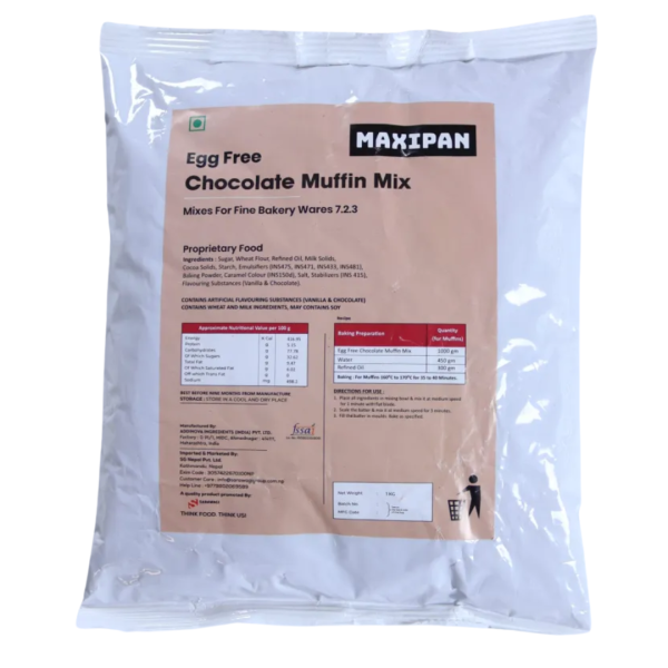 MAXIPAN EGGFREE CHOCOLATE MUFFIN MIX