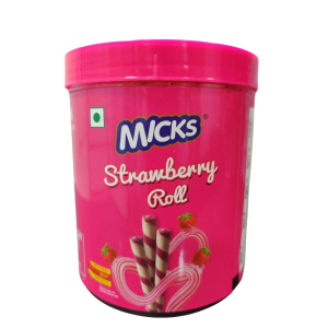 MICKS STRAWBERRY WAFFER ROLLS