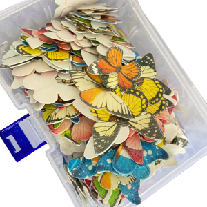 CAKE DECORATION CANDY STICKY RICE PAPER DECORATION BUTTERFLY