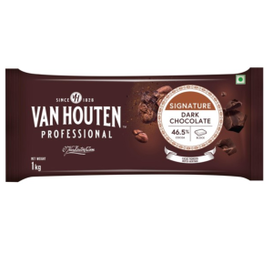 VAN HOUTEN PROFESSIONAL DARK CHOCOLATE BLOCK 1 KG /46.5