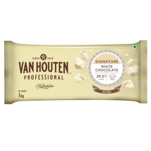 VAN HOUTEN PROFESSIONAL WHITE CHOCOLATE BLOCK 1 KG