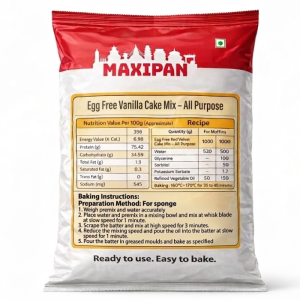 MAXIPAN EGG FREE VANILLA CAKE MIX- ALL PURPOSE
