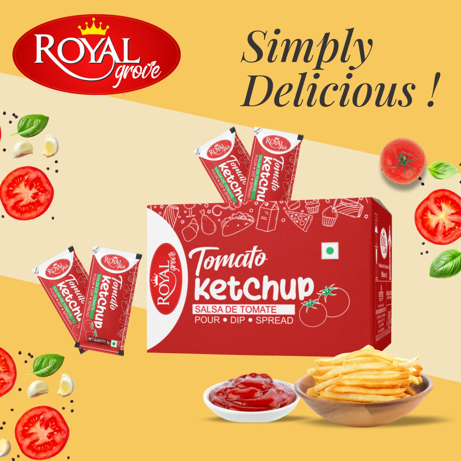 KETCHUP SACHET (RG) 1600*0.8GM