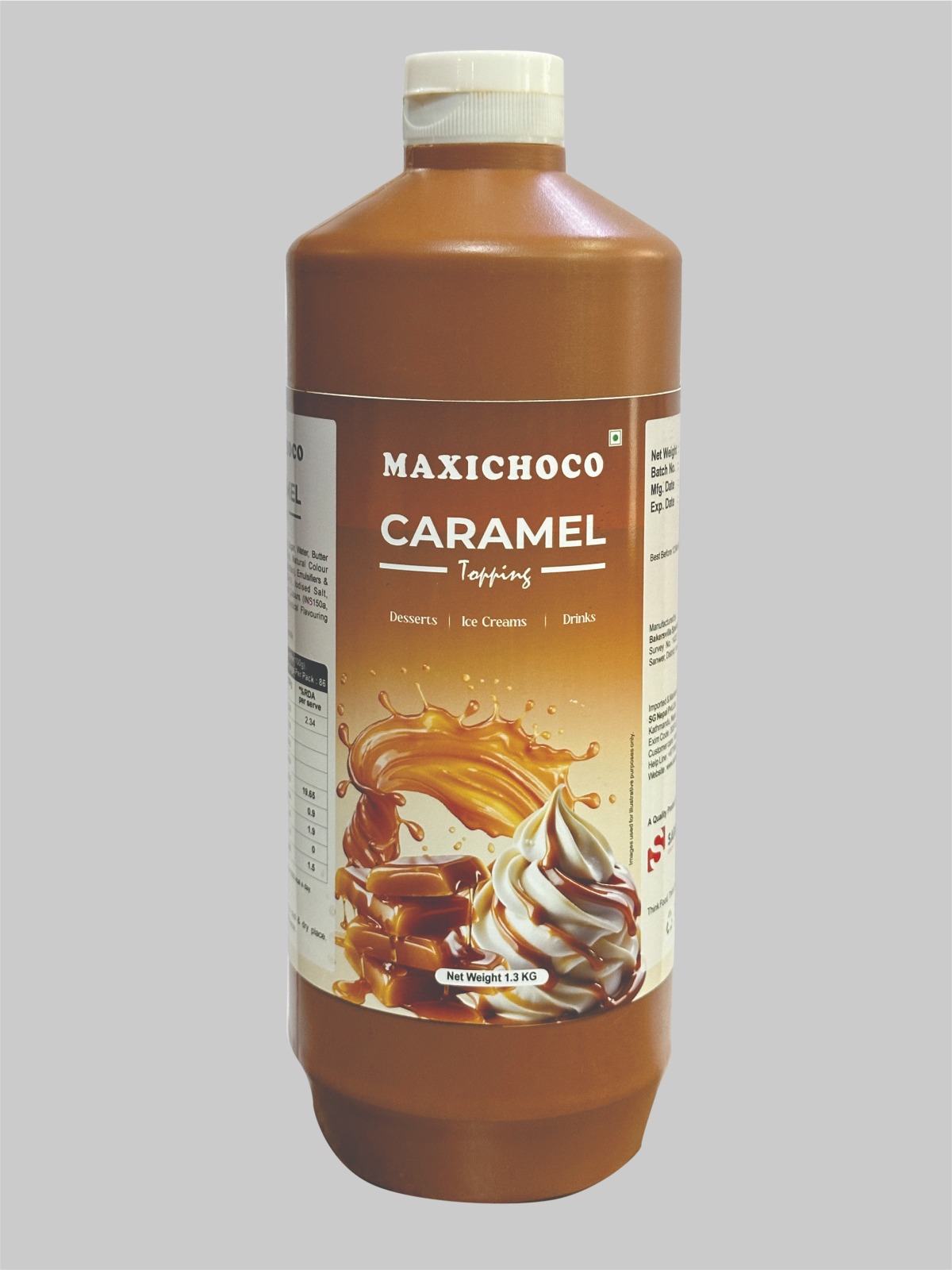 Maxichoco Caramel Topping 1.3 Kg