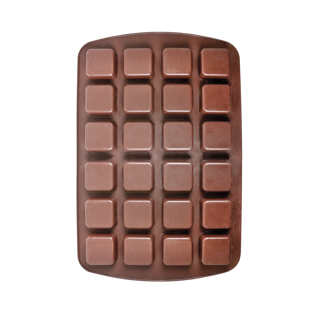 24 Cavity Square Silicone Chocolate Mould