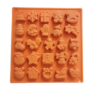 25 Cavity Christmas Theme Silicon Chocolate Mould