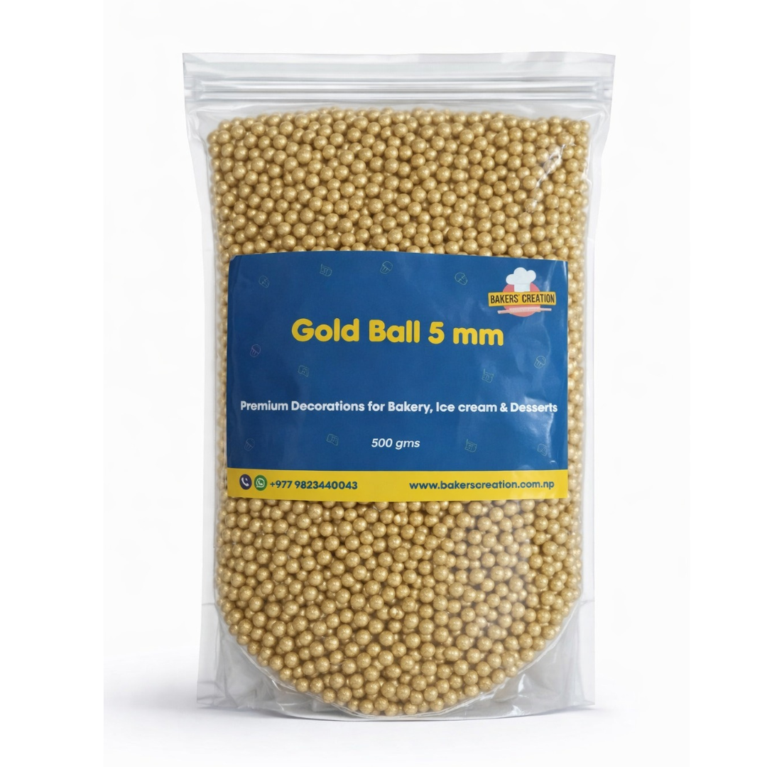 Golden Ball Sprinkle 5mm